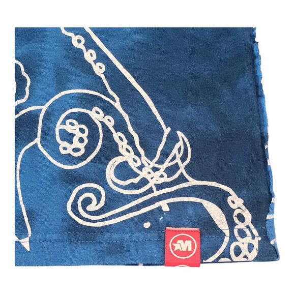 Mecca 2XL T-Shirt Men's Y2K Ocean Graphic Blue Octopus Tentacle Skater 90s Tee - Picture 9 of 9